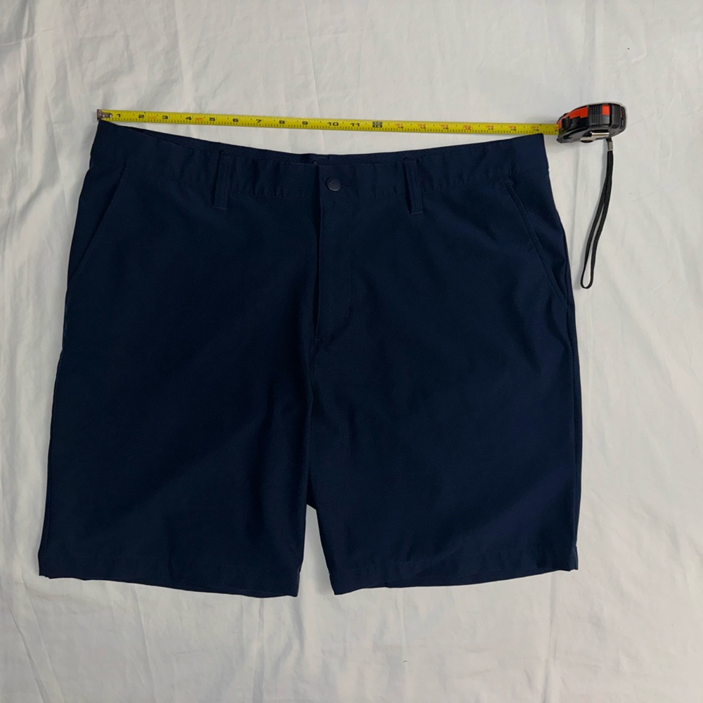 Adidas Men's Performance Golf Shorts Navy Blue, Size 38, 4 Pockets